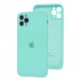 Чохол для iPhone 11 Pro Silicone Slim Full camera sea blue