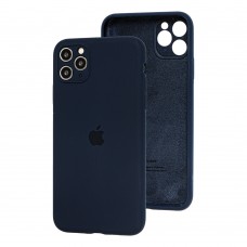 Чохол для iPhone 11 Pro Silicone Slim Full camera темно-синій