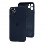 Чохол для iPhone 11 Pro Silicone Slim Full camera темно-синій