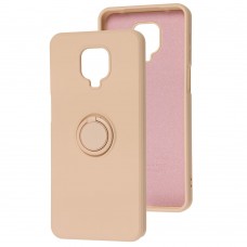 Чехол для Xiaomi Redmi Note 9s / 9 Pro / Pro Max WAVE Color Ring розовый / pink sand