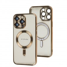 Чехол для iPhone 15 Pro Max Berlia MagSafe gold