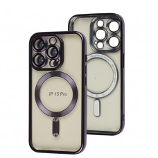 Чехол для iPhone 15 Pro Berlia MagSafe purple