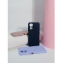 Чехол для Xiaomi Poco С40 Silicone Full camera синий / midnight blue