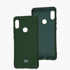Чехол для Xiaomi Redmi Note 5 / Note 5 Pro Silicone Full зеленый / dark green