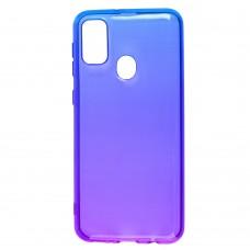 Чехол для Samsung Galaxy M21 / M30s Gradient Design фиолетово-синий