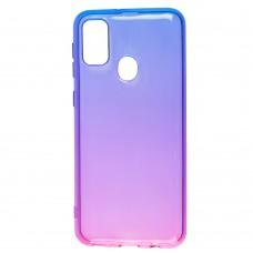 Чехол для Samsung Galaxy M21 / M30s Gradient Design сине-розовый
