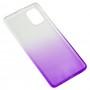 Чохол для Samsung Galaxy A71 (A715) Gradient Design біло-фіолетовий