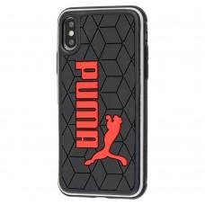 Чехол для iPhone X / Xs Sneakers Puma черный