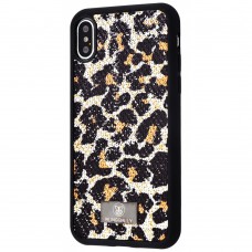 Чехол для iPhone Xs Max Bling World Leo and Snake леопард