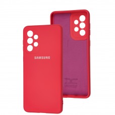 Чехол для Samsung Galaxy A33 5G Full camera розовый / barbie pink