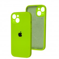 Чохол для iPhone 15 Square Full camera neon green