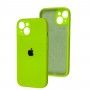 Чохол для iPhone 15 Square Full camera neon green