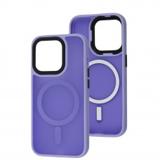 Чохол для iPhone 15 Pro Cosmic Magnetic MagSafe lilac