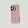Чехол для iPhone 15 Pro Cosmic Magnetic MagSafe pink