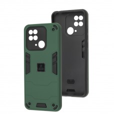 Чохол для Xiaomi Redmi 10C Military armor green