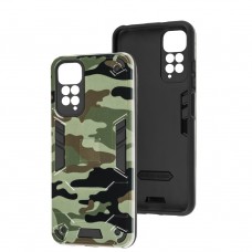 Чехол для Xiaomi Redmi Note 11 / 11s Military armor camouflage dark green