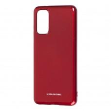 Чехол для Samsung Galaxy S20 (G980) Molan Cano Jelly глянец бордовый