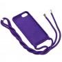 Чохол для iPhone 7 / 8 / SE 20 Lanyard without logo violet