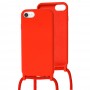 Чохол для iPhone 7 / 8 / SE 20 Lanyard with logo orange