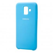Чехол для Samsung Galaxy A6 2018 (A600) Silky Soft Touch голубой