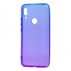 Чохол для Xiaomi Redmi 7 Gradient Design фіолетово-синій