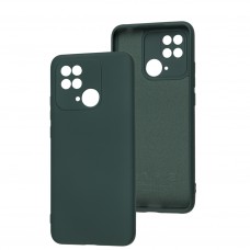 Чохол для Xiaomi Redmi 10C Wave colorful forest green