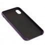 Чохол для iPhone Xr Leather Ahimsa фіолетовий