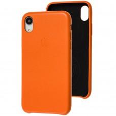 Чехол для iPhone Xr Leather Ahimsa оранжевый