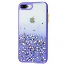 Чохол для iPhone 7 Plus / 8 Plus Glitter Bling бузковий