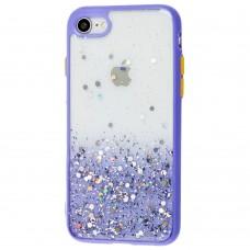 Чехол для iPhone 7 / 8 Glitter Bling сиреневый