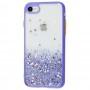 Чохол для iPhone 7 / 8 Glitter Bling бузковий