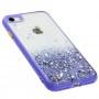 Чехол для iPhone 7 / 8 Glitter Bling сиреневый