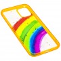 Чохол для iPhone 11 Colorful Rainbow помаранчевий