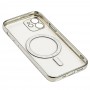 Чохол для iPhone 12 MagSafe J-case сріблястий
