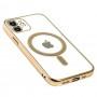 Чехол для iPhone 12 MagSafe J-case золотистый