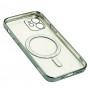Чехол для iPhone 12 MagSafe J-case темно-зеленый