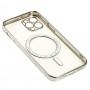 Чохол для iPhone 12 Pro MagSafe J-case сріблястий