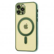 Чохол для iPhone 12 Pro MagSafe J-case темно-зелений