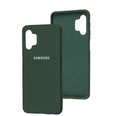 Чохол для Samsung Galaxy M52 (M526) Silicone Full зелений / dark green