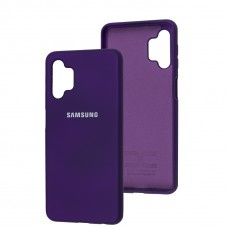 Чехол для Samsung Galaxy M52 (M526) Silicone Full фиолетовый/фиолетовый