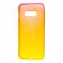 Чехол для Samsung Galaxy S10e (G970) Gradient Design красно-желтый