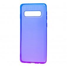Чехол для Samsung Galaxy S10+ (G975) Gradient Design фиолетово-синий