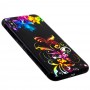 Чехол для iPhone Xs Max glass цветы