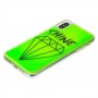 Чехол для iPhone Xs Max "Neon песок" Shine