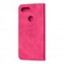 Чохол книжка для Xiaomi Mi 8 Lite Black magnet рожевий