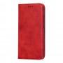 Чехол книжка для Xiaomi Mi 8 Lite Black magnet красный