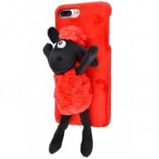 Чохол для iPhone 7 Plus / 8 Plus Soft Lamb ягня червоний