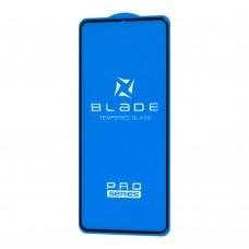 Защитное стекло для Huawei Y6P 2020 Full Glue Blade Pro черное