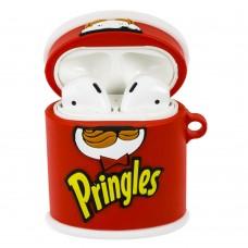 Чехол для AirPods Pringles красный