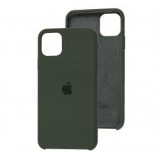 Чехол silicone для iPhone 11 Pro Max case olive